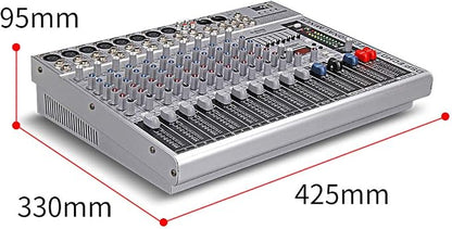 G-MARK GMX1200 DJ Mixer 12 Channel Professional Audio Mixer USB Mixing Console - Image 3