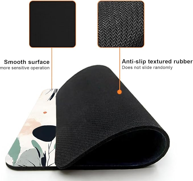 Mouse Pad, Cute Aesthetics Art Boho Mouse Pads - Image 3
