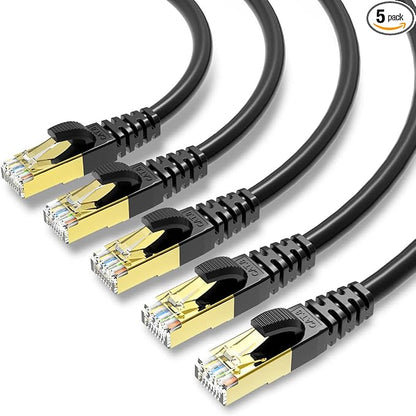 KASIMO CAT 8 Ethernet Cable Shielded SFTP Internet Network Patch Cord, Heavy by KASIMO