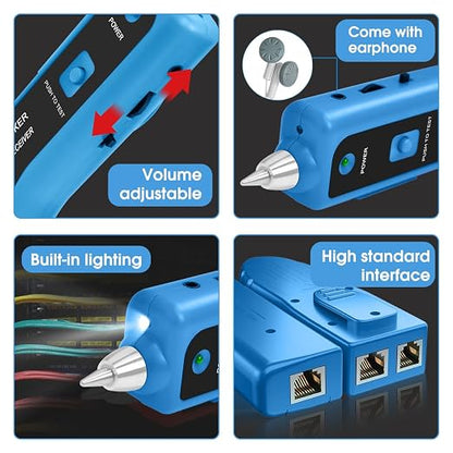 Cable Tracer Ethernet Network Cable Tester RJ45 RJ11 - Image 7