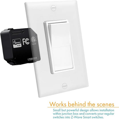 ENERWAVE Z-Wave Plus Relay, Hidden Smart Switch Wireless Remote Control to - Image 3