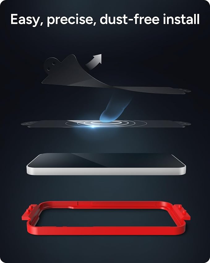 ZAGG InvisibleShield Glass Elite Privacy iPhone 15 Screen Protector - Image 8