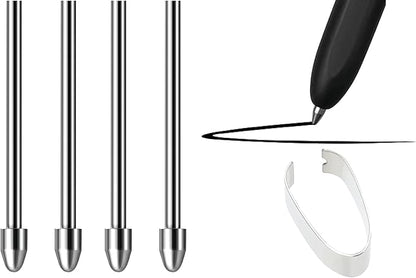 No Worn Out Titanium Alloy Metal Remarkable 2 Pen Tips Replacement Compatible by WirelessFinest