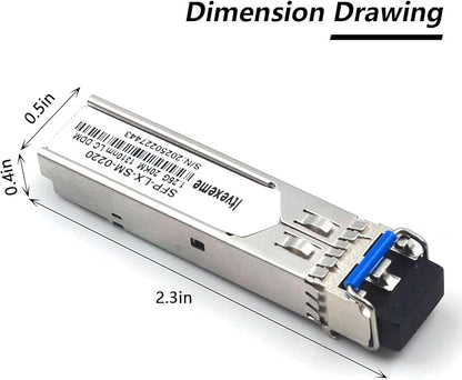 4 Pack 1.25G SFP Network Transceiver Module, 1000Base-LX Single Mode, 1310nm SMF - Image 2