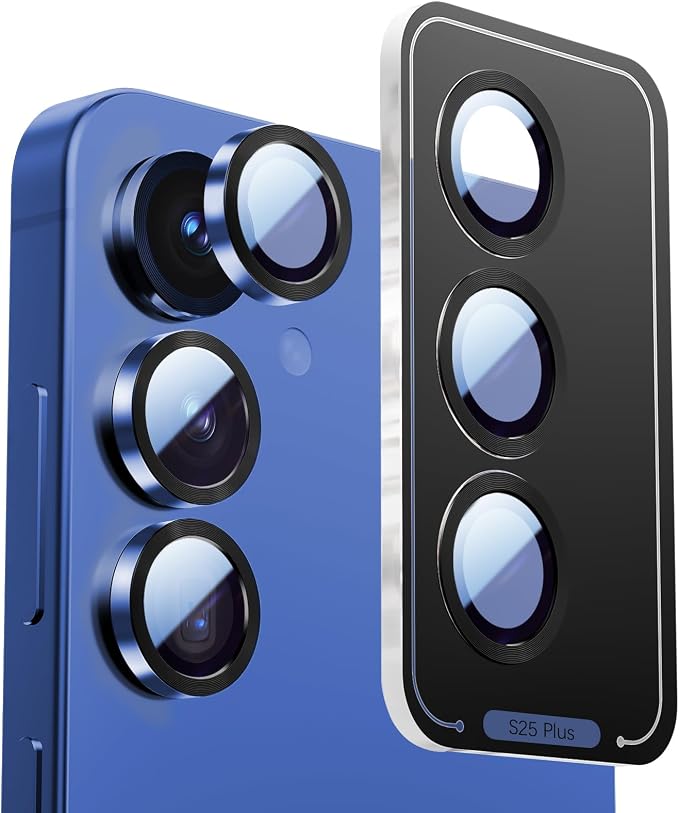 X-it Camera Lens Protector for Samsung S25 Plus, 10H Tempered Glass, by X-it