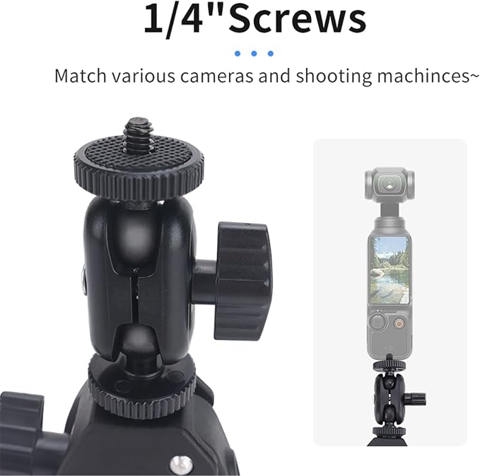 Action Camera Clamp Mount Bike Handlebar Mounts, Universal Compatible - Image 5