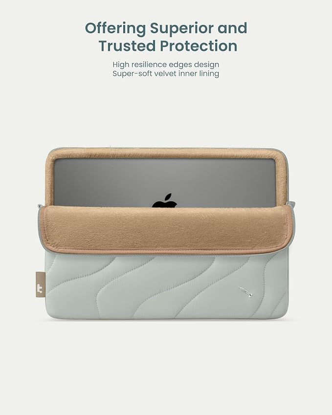 tomtoc 360 Protective Puffy Laptop Sleeve - Image 6