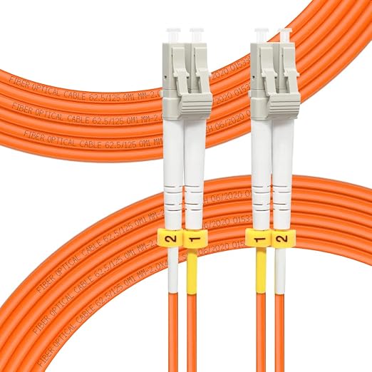 FLYPROFiber- 15M OM1 LC to LC Fiber Patch Cable, Length Options: 0.2m-100m by FLYPROFiber