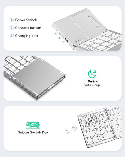 Samsers Foldable Bluetooth Keyboard - Image 6