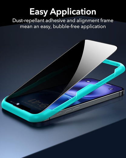 ESR 3 Pack for iPhone 16 Plus/iPhone 15 Plus Privacy Screen Protector, Anti-spy - Image 4