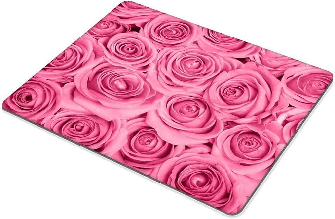 Pink Rose Mouse pad Customized Mousepad Non-Slip Rubber Base Mouse Pads - Image 4
