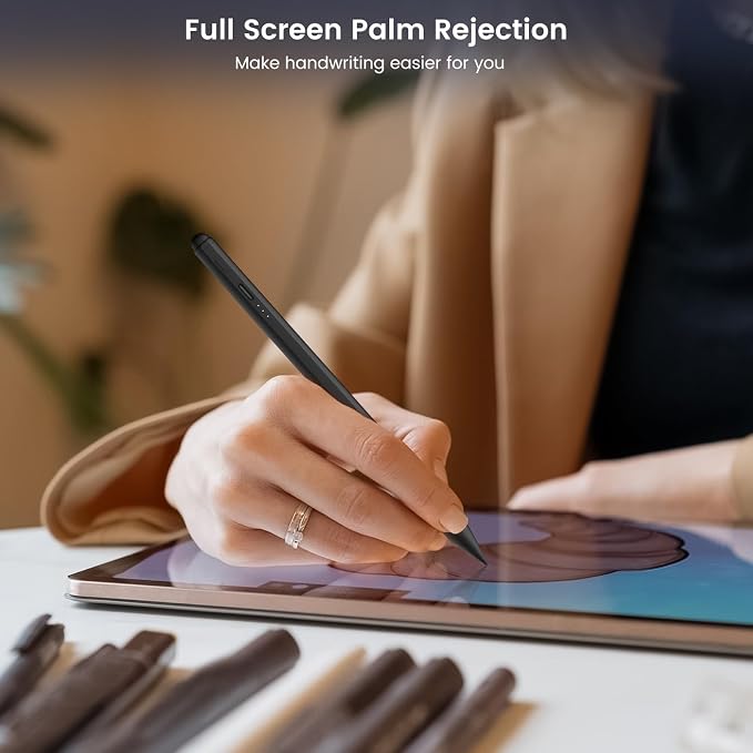 Stylus Pen for iPad, Dual-Tip 13 mins Fast Charge Pencil for Apple, Palm - Image 5