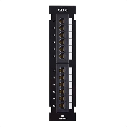 Cable Matters Mini 12-Port Vertical Patch Panel by CableMatters