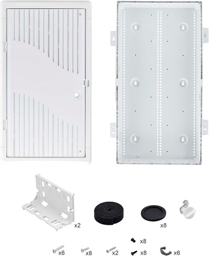 StarTech.com 28-Inch Wall-Mount Media Enclosure, Cable Management Box - Image 9