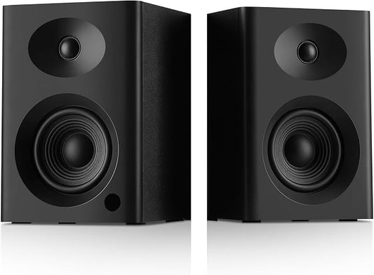 Bookshelf Speakers with Deep Bass, 80W Peak Output HiFi Gaming Computer Speakers by NSYAudio