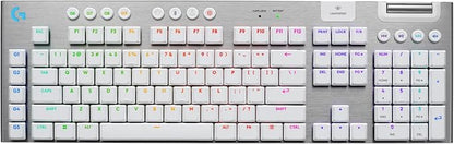 Logitech G915 X Lightspeed Wireless Mechanical Gaming Keyboard, Double-Shot PBT by LogitechG