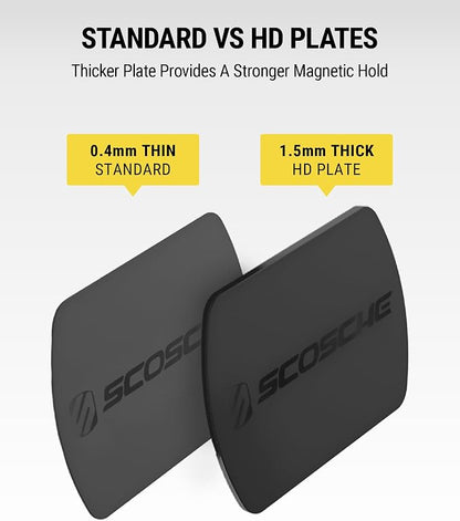 Scosche MagicMount Replacement Metal Plate Kit, Large Metal Plates - Image 5