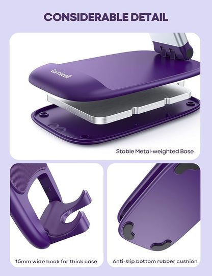 Lamicall Purple Phone Stand for Desk - Image 6