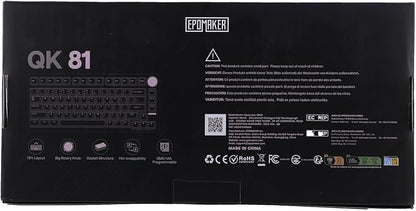 EPOMAKER QK81 75% Wireless Mechanical Gaming Keyboard, QMK/VIA Programmable and - Image 9
