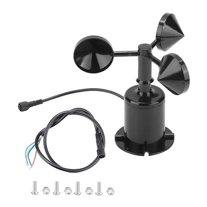 Dioche 3 Cup Anemometer 0-70ms Pulse Output Wind Speed Sensor Anemometer – High - Image 6