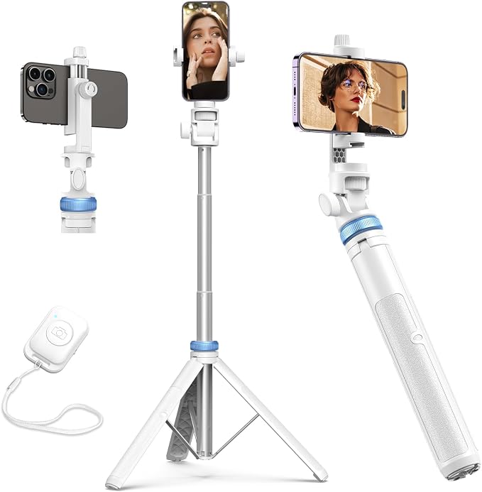 Kaiess 62" Phone Tripod & Selfie Stick, Extendable Photography Light Stand by Kaiess