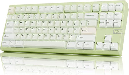 Chilkey ND TKL Aluminum Mechanical Keyboard, 87 Keys Tenkeyless Wireless Gaming by Chilkey