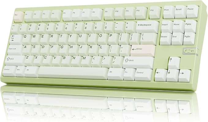 Chilkey ND TKL Aluminum Mechanical Keyboard, 87 Keys Tenkeyless Wireless Gaming by Chilkey