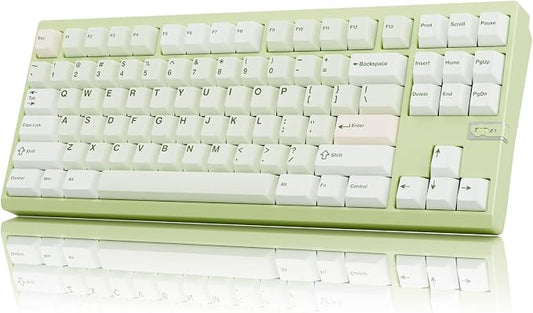 Chilkey ND TKL Aluminum Mechanical Keyboard, 87 Keys Tenkeyless Wireless Gaming by Chilkey