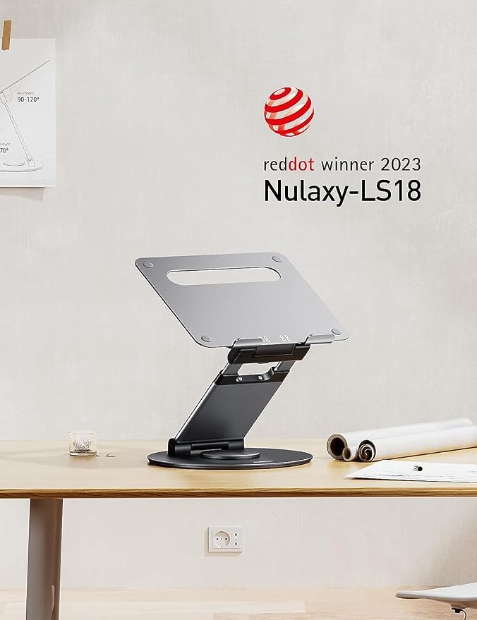 Nulaxy Telescopic 360 Rotating Laptop Stand - Image 7