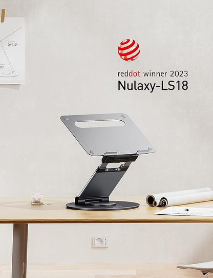 Nulaxy Telescopic 360 Rotating Laptop Stand - Image 7