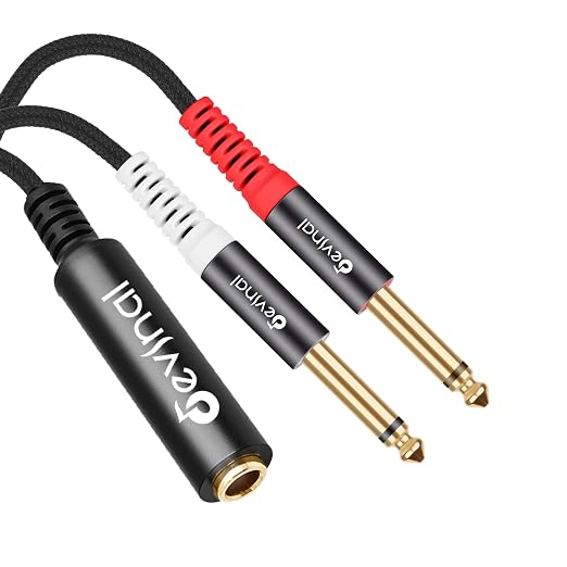 Devinal TRS to Dual TS Breakout Cable by Devinal