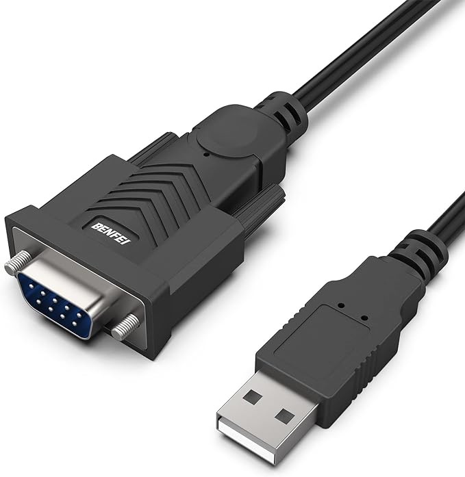 BENFEI USB to Serial Adapter, USB to RS-232 Male DB9 Serial Cable, Prolific by BENFEI