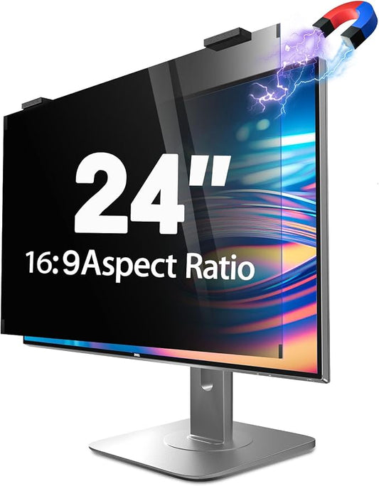 Magnetic Computer Privacy Screen 24 inch, Hanging Privacy Screen by HOME