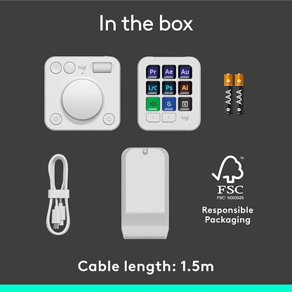 Logitech MX Creative Console, 9 Customizable LCD Keys, Stream Deck Accessories - Image 11