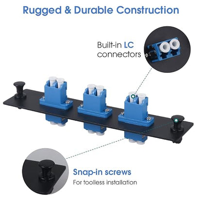 3 Duplex LC/UPC Fiber Patch Panel - Image 6