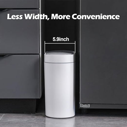 ELPHECO Bathroom Motion Sensor Trash can 2.5 Gallon Automatic Garbage Can - Image 4