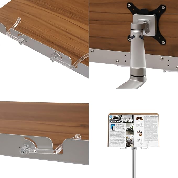 Book Stand for Reading, Floor Stand/Holder for Laptop, Compatible - Image 6