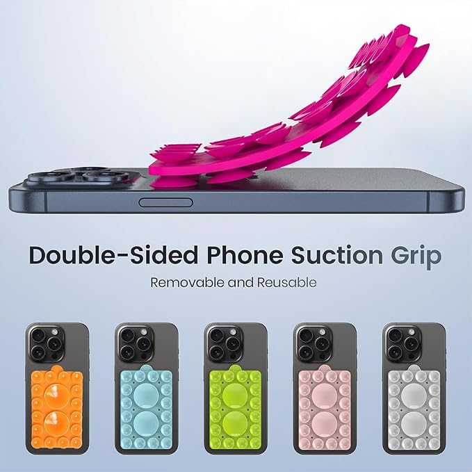 Double Sided Silicone Suction Phone Holder Mount, Compatible - Image 6