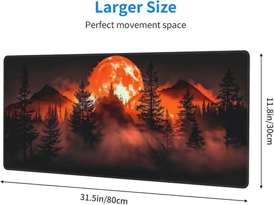 Extended Gaming Mouse Pad, Large Desk Mat XL Anime Mouse Pad Waterproof - Image 2