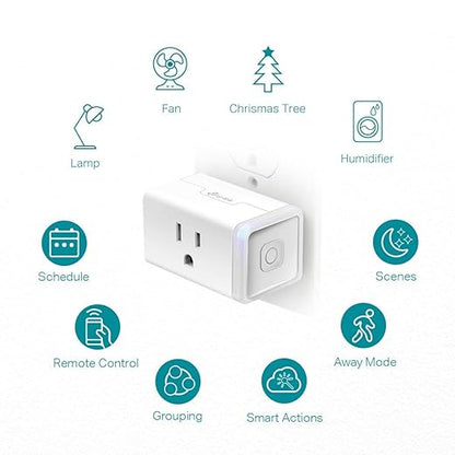 Kasa Smart Plug HS103P4, Smart Home Wi-Fi Outlet Works - Image 3