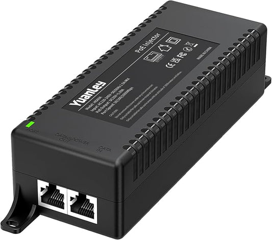 YuanLey Gigabit PoE Injector 60W, PoE++ Injector Converts Non-PoE to PoE++ by YuanLey
