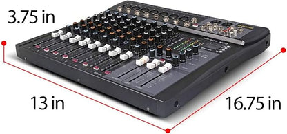 G-MARK MR80S Audio Mixer Interface USB Bluetooth Mixing Console 8 Channel 48V - Image 3