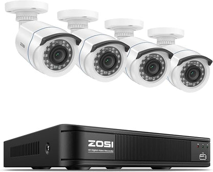 ZOSI H.265+ Full 1080p Home Security Camera System by ZOSI