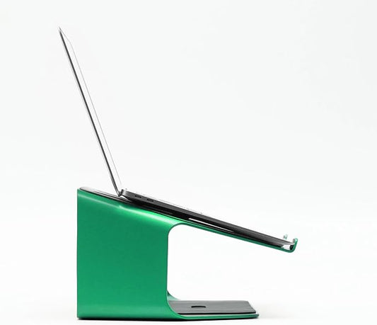 NUMIN Facet Laptop Station Green | Laptop Tabletop Stand Tall Height Ventilated - Image 2