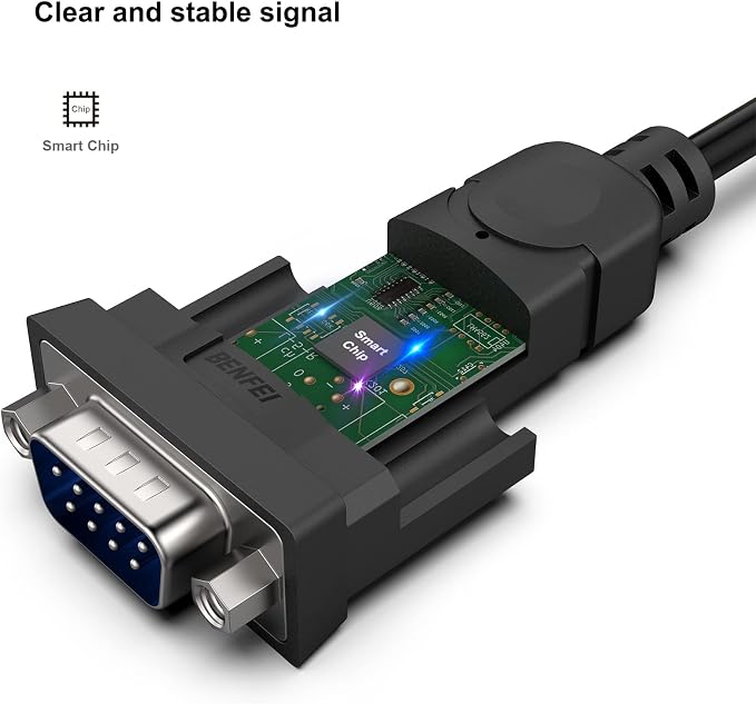 BENFEI USB to Serial Adapter, 6 Feet USB to RS-232 Male DB9 Serial Cable - Image 6