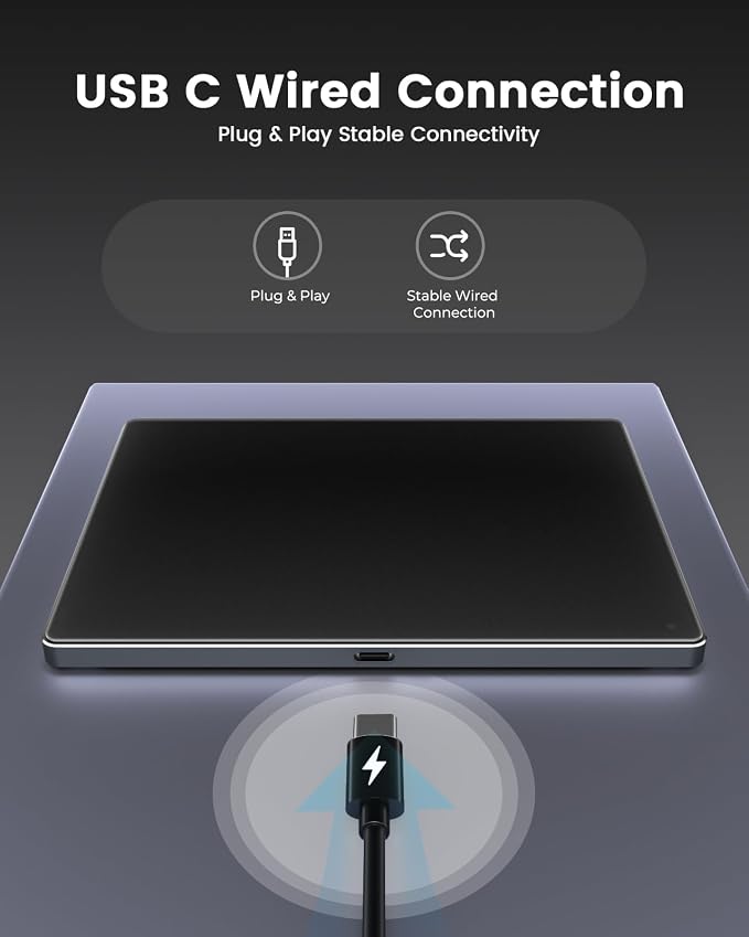 seenda Trackpad, Upgrade Smooth Glass Surface - Image 4