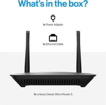 Linksys WiFi 5 Router | 1, 500 Sq. ft Coverage | 20+ Devices | Speeds up to - Image 5