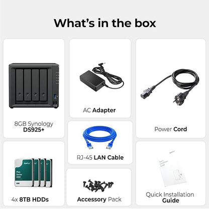 Synology DS925+ NAS Server Bundle 4 Bay - Image 2