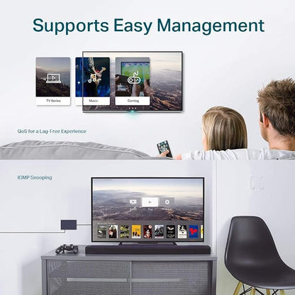 TP-Link 8 Port Gigabit Switch | Easy Smart Managed | Plug & Play | - Image 5