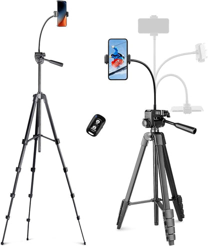 Aureday Phone Tripod, Wireless Remote and Phone Holder, Extendable Cell by Aureday
